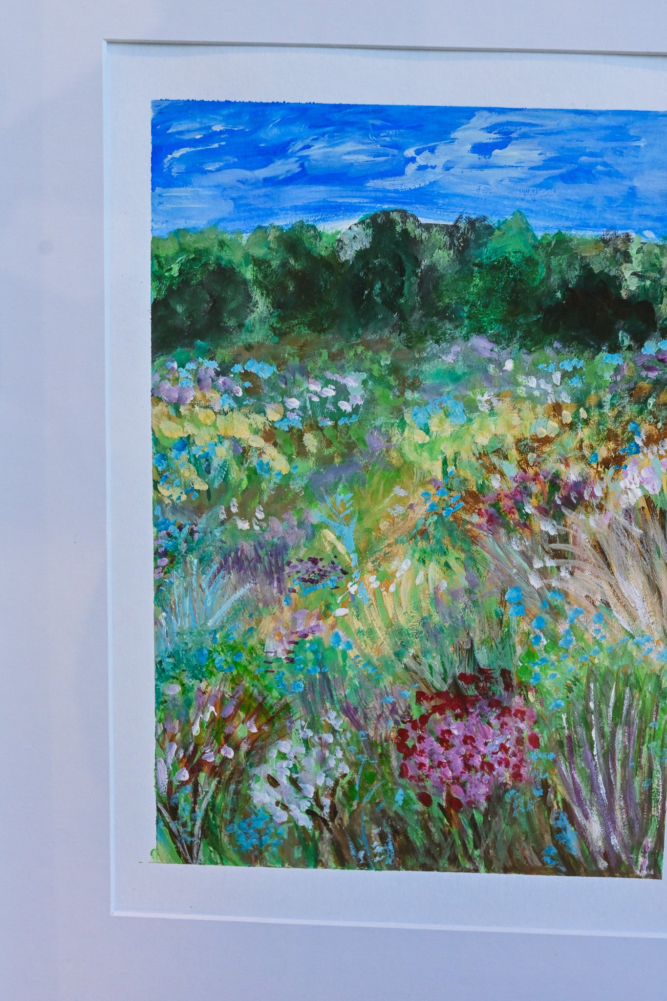 Fynbos - Original A4 Painting (Framed)