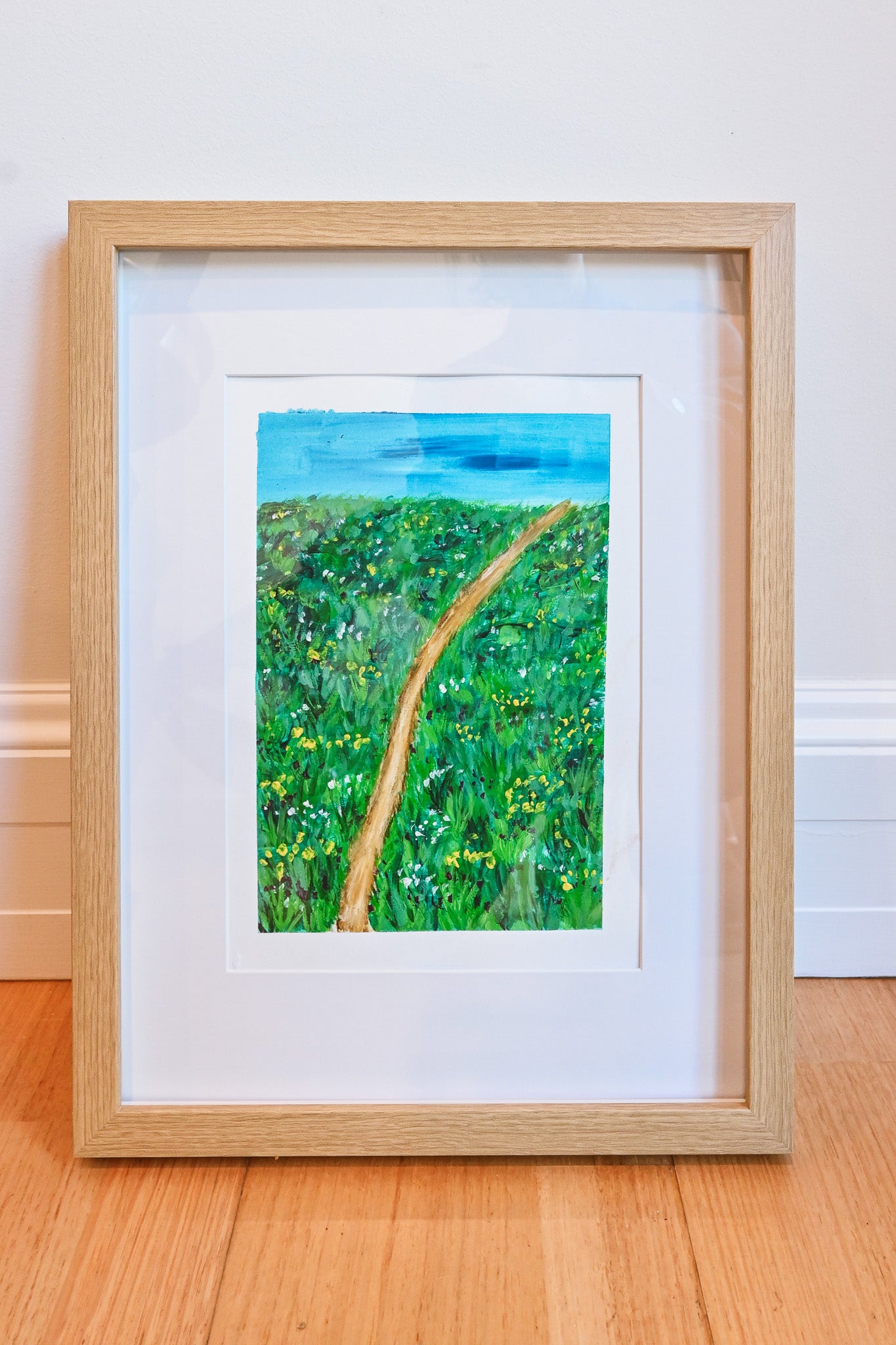 Sacramento's Secret - Original A4 Painting (Framed)