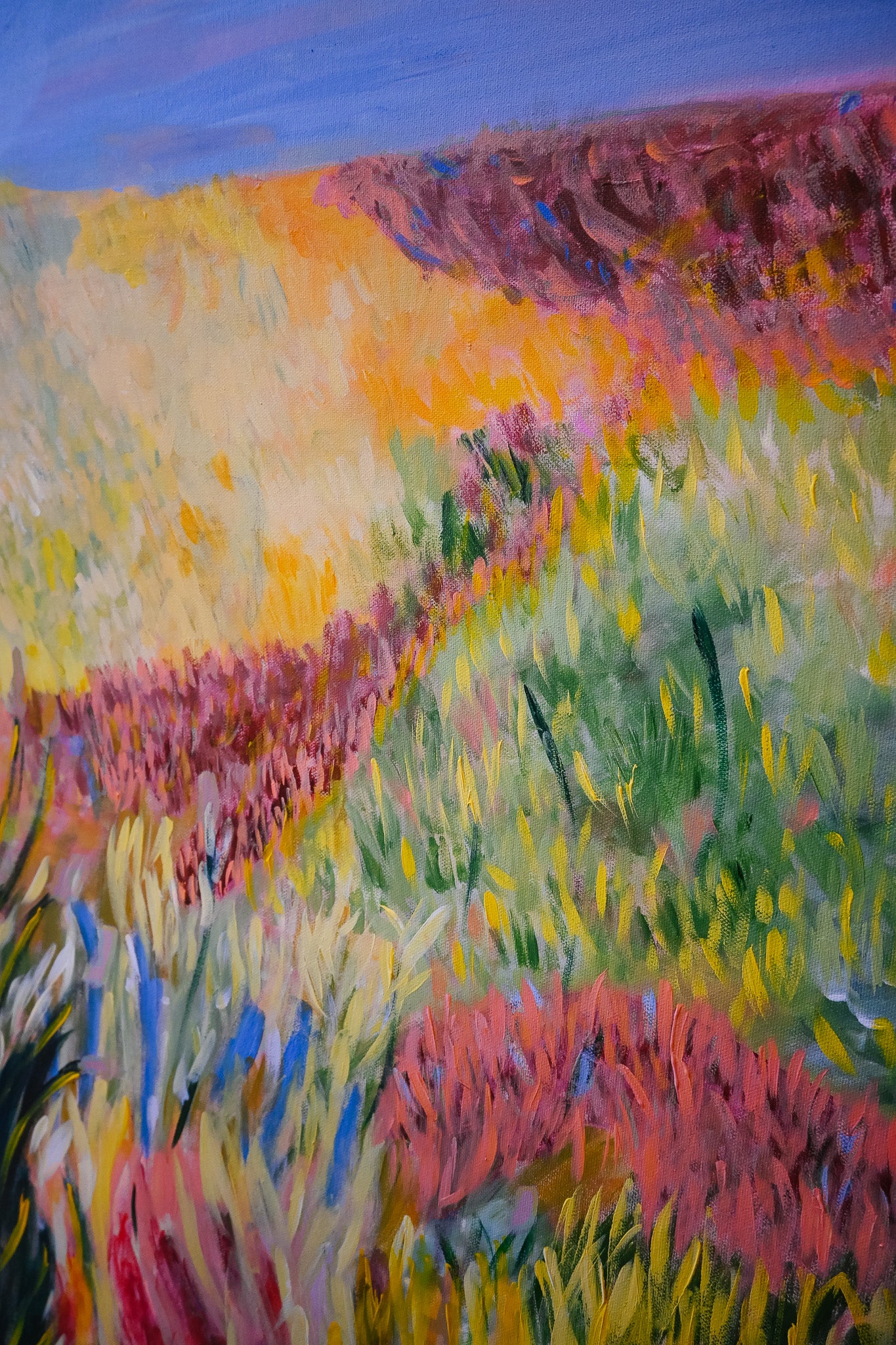 Rest in Fields of Pink - Original Painting