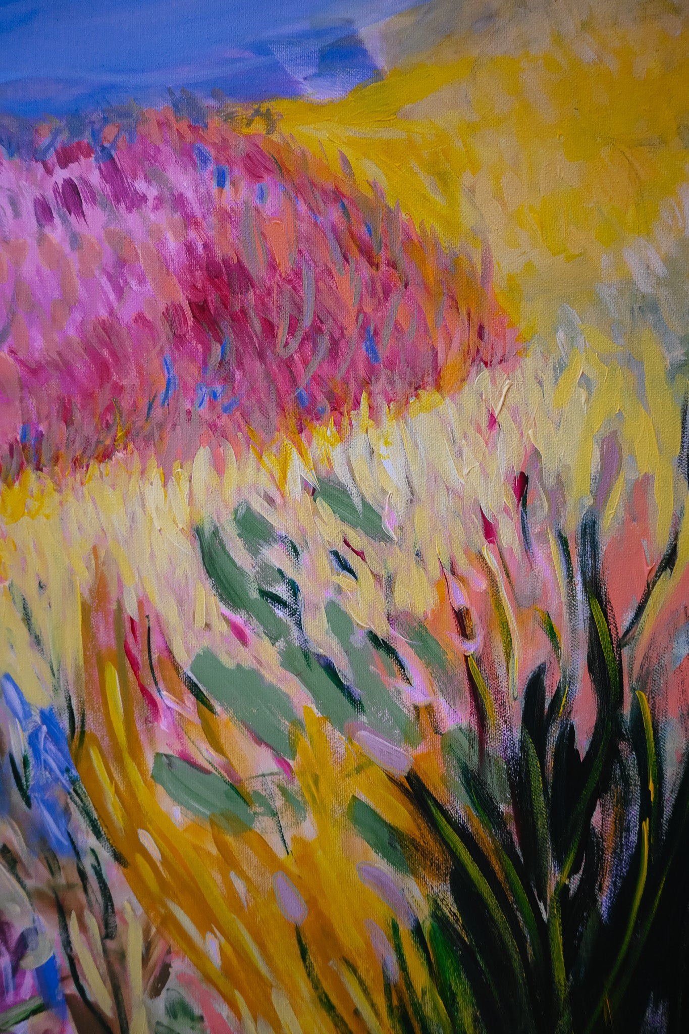 Rest in Fields of Pink - Original Painting