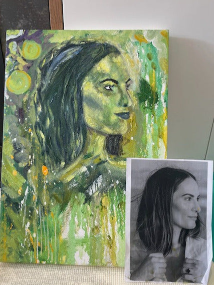 Sonneblom Kind - Commisioned Painting