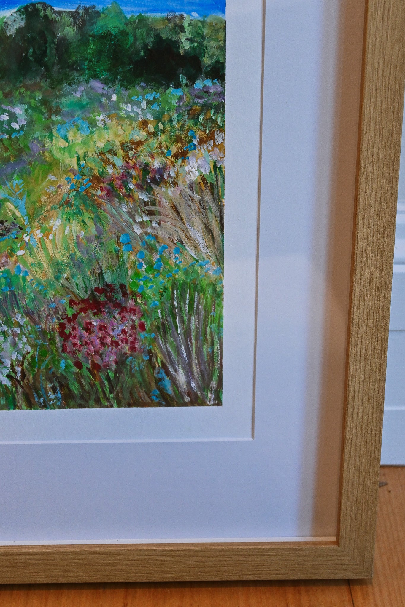 Fynbos - Original A4 Painting (Framed)