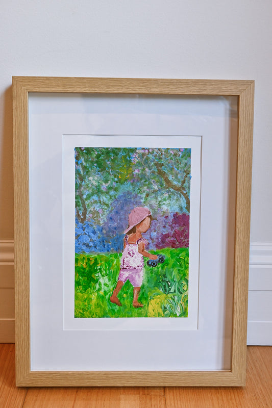 Vry - Original A4 Painting (Framed)