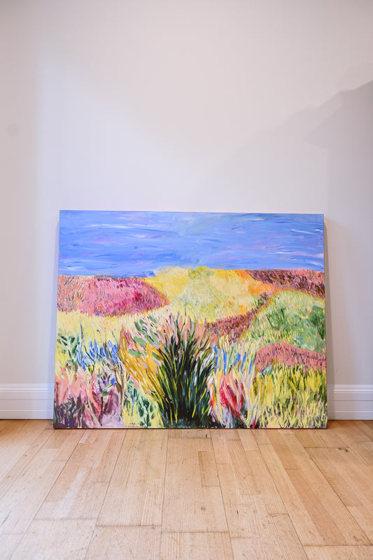 Rest in Fields of Pink - Original Painting